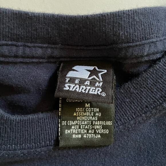 Vintage Starter University of Notre Dame Fightin Irish Logo Spellout T-shirt - Picture 4 of 7